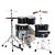 Bateria Completa (5 tambores) Bumbo 22 (Preto Opaco BOB) Tama Imperialstar IP52H6WBN-BOB - Imagem 3