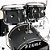 Bateria Completa (5 tambores) Bumbo 2 (Preto Opaco BOB) Tama Imperialstar IP5H6W-BOB - Imagem 4