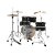 Bateria Completa (5 tambores) Bumbo 2 (Preto Opaco BOB) Tama Imperialstar IP5H6W-BOB - Imagem 3