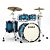 Bateria Shell Pack (4 tambores) Bumbo 22 (Molten Electric Blue Burst) Tama Starclassic Maple MATZS-MEB - Imagem 1
