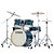 Bateria Shell Pack (5 Tambores) Bumbo 2 (Azul Blue Lacquer Burts) Tama Superstar Classic CL5RS-BAB - Imagem 2