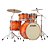 Bateria Shell Pack (5 Tambores) Bumbo 22 (Tangerine Lacquer Burst) Tama Superstar Classic CL52KRS-TLB - Imagem 1