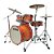 Bateria Shell Pack (5 Tambores) Bumbo 2 (Tangerine Lacquer Burst) Tama Superstar Classic CL5RS-TLB - Imagem 2