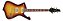 Guitarra 6 Cordas Ibanez Iceman Violin Sunburst Iceman Standard Series IC420FM-VLS - Imagem 4
