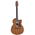 Violão 6 Cordas Aço Eletroacústico Advanced Auditorium Open Pore Natural Ibanez Advanced Acoustic Series AAM54CE-OPN - Imagem 2