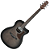 Violão Eletroacústico Ibanez AAM70CE Advanced Acoustic Transparent Charcoal Burst com Captação T-Bar - Imagem 1