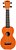 Ukulele Soprano Mahalo MR1 OR Laranja Rainbow Series - Imagem 2