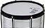 Surdo 3X14" Alumisteel 6 Afin Aro Chapa Preto Pele Leitosa Batuka - Imagem 3