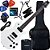 Kit Guitarra Elétrica Waldman Less Paul Glp 19 Wh Branca Gx3 - Imagem 1