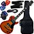 Kit Guitarra Waldman Les Paul GLP-250 CRS Cherry Sunburst Gx01 - Imagem 1