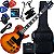 Kit Guitarra Waldman Les Paul GLP-25F HB Honey Burst Gx3 - Imagem 1