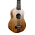Ukulele Soprano Giannini Acústico Guk-21 Zebra Wood (ZW) - Imagem 3