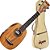 Kit Ukulele Akahai Soprano Eletroacústico Akp-21E To Pineapple Com Bag - Imagem 2