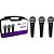 Kit De Microfone Harmonics MDU11 Com 3 Microfones Dinâmico Cardióide - Imagem 1