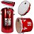 Kit Percussão Samba Music Vermelho PHX Rebolo Repique Reco-Reco e Pandeiro - Imagem 1