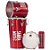 Kit Percussão Samba Music Vermelho PHX Rebolo Repique Reco-Reco e Pandeiro - Imagem 2