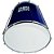 Kit Surdo Madeira Samba Music 60x20 Azul Pele Animal - Imagem 3