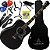 Kit Violão Elétrico Folk Michael Vm925Dt Bk Galaxy Preto - Imagem 1