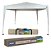 Gazebo Art Branco 3x3 Aluminio / Xflex Oxford - Imagem 1