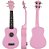 Kit Ukulele Soprano Elétric Rosa Com Capa Uks-01 Pi Andaluz - Imagem 2