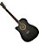 Kit Violão Eletroacústico Canhoto Folk Cutaway Phx Px 199 Preto + Acessórios - Imagem 2
