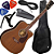 Kit Violão Eletroacústico Michael Folk Vm921 Dtc Mahogany - Imagem 1