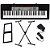 Kit Teclado Musical Ctk-1500 + Suporte St200 - Casio - Imagem 1
