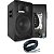 Kit Caixa de Som Ativa e Passiva Falante 15" 600w Rms Titanium Bluetooth Usb CSX01 - Imagem 1