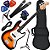 Kit Contrabaixo PHX JB 3TS Jazz Bass 4 Cordas Sunburst Bx02 - Imagem 1