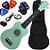 Kit Ukulele Soprano Eletroacústico Andaluz Uk-s01 AG Verde Ux04 - Imagem 1