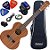 Kit Ukulele Tenor Elétrico Kal220 TS EQ Série Tribes Kalani Ux04 - Imagem 1