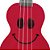 Kit Ukulele Soprano Acústico Mahalo Série U-Smile Vermelho C/ Capa Ux01 - Imagem 4
