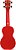 Kit Ukulele Soprano Acústico Mahalo Série U-Smile Vermelho C/ Capa Ux01 - Imagem 3