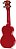 Kit Ukulele Soprano Elétrico Mahalo Série U-Smile Vermelho C/ Capa Ux02 - Imagem 3