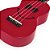 Kit Ukulele Soprano Elétrico Mahalo Série U-Smile Vermelho C/ Capa Ux04 - Imagem 5