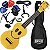Kit Ukulele Soprano Elétrico Mahalo Série U-Smile Amarelo C/ Capa Ux02 - Imagem 1