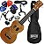Kit Ukulele Soprano Elétrico Mahalo Série U-Smile Marrom C/ Capa Ux02 - Imagem 1