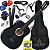 Kit Violão Clássico Eletroacústico Nylon Vogga VCA104N Preto VX08 - Imagem 1