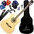 Kit Violão Clássico Acústico Aço Memphis Ac40 Natural Vx04 - Imagem 1