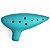 Flauta Ocarina Hook Plástico 11 Furos Zelda Blue Sky 30025 - Imagem 1