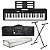 Kit Teclado Digital CASIO CT-S200 Preto TX01 - Imagem 1