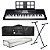 Kit Teclado Digital CASIO CT-X800 Preto TX01 - Imagem 1