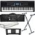 Kit Teclado Digital Yamaha Psr-ew310 Arranjador 76 Teclas Tx01 - Imagem 1