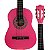 Kit Violão Acústico Infantil Nylon Andaluz AC-340 Rosa Vx05 - Imagem 3
