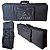 Kit Capa Piano Digital Yamaha Piaggero NP-15 Master Luxo Preto + Cobertura - Imagem 1