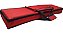 Kit Capa Piano Digital Yamaha Piaggero NP-15 Master Luxo Vermelha + Cobertura - Imagem 5