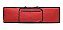 Kit Capa Piano Digital Yamaha Piaggero NP-15 Master Luxo Vermelha + Cobertura - Imagem 4