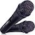 Microfone Com Fio Duplo Dinâmico Profissional KP-M0015 Knup - Imagem 2