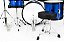Bateria Acústica Infantil X-Pro Jr Plus Azul Jbj1046 Completa - Imagem 5