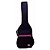 Capa Bag Violão Folk Acolchoada Cargo Extra Color Rosa - Imagem 1